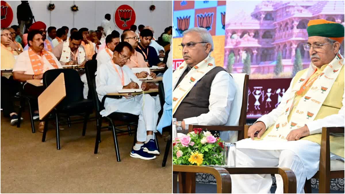 सीएम भजनलाल का सरल अंदाज, विधायकों की पीछे की पंक्ति में बैठ लिया प्रशिक्षण