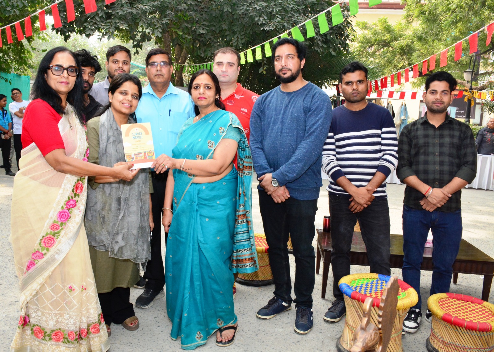 नई दिल्ली के बीकानेर हाउस में साप्ताहिक बाजार ‘संडे मार्केट’ का शुभारंभ, राजस्थानी हस्तशिल्प, हस्तकला, खानपान सहित अन्य उत्पादों की होगी बिक्री.
