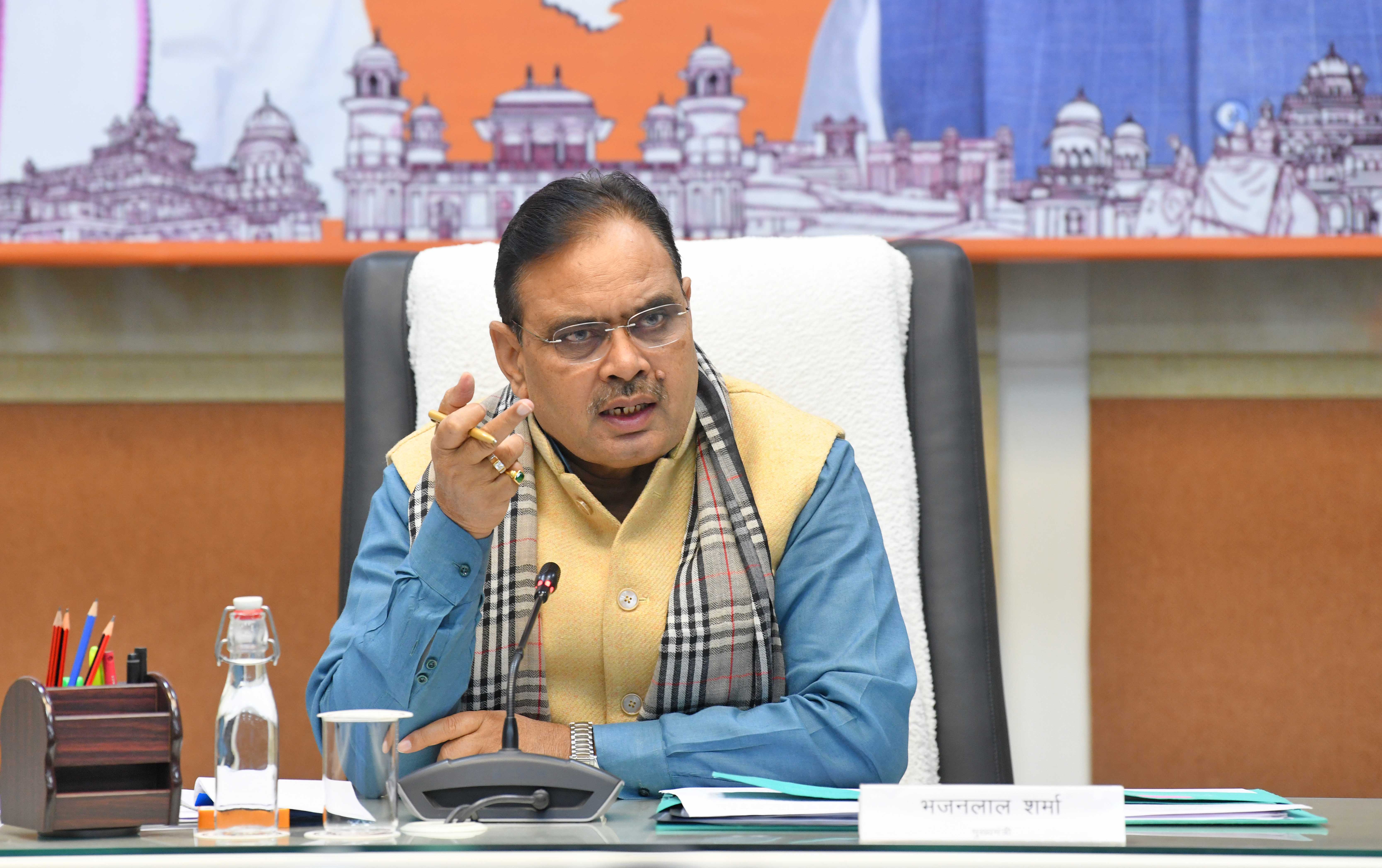 मुख्यमंत्री की जोधपुर एवं उदयपुर संभाग के विधायकों के साथ बैठक विकास कार्यों से क्षेत्र में आया बदलाव, —जनता का विश्वास हो रहा कायम —समाज के हर वर्ग का कल्याण ही हमारा एकमात्र लक्ष्य -मुख्यमंत्री  भजनलाल शर्मा