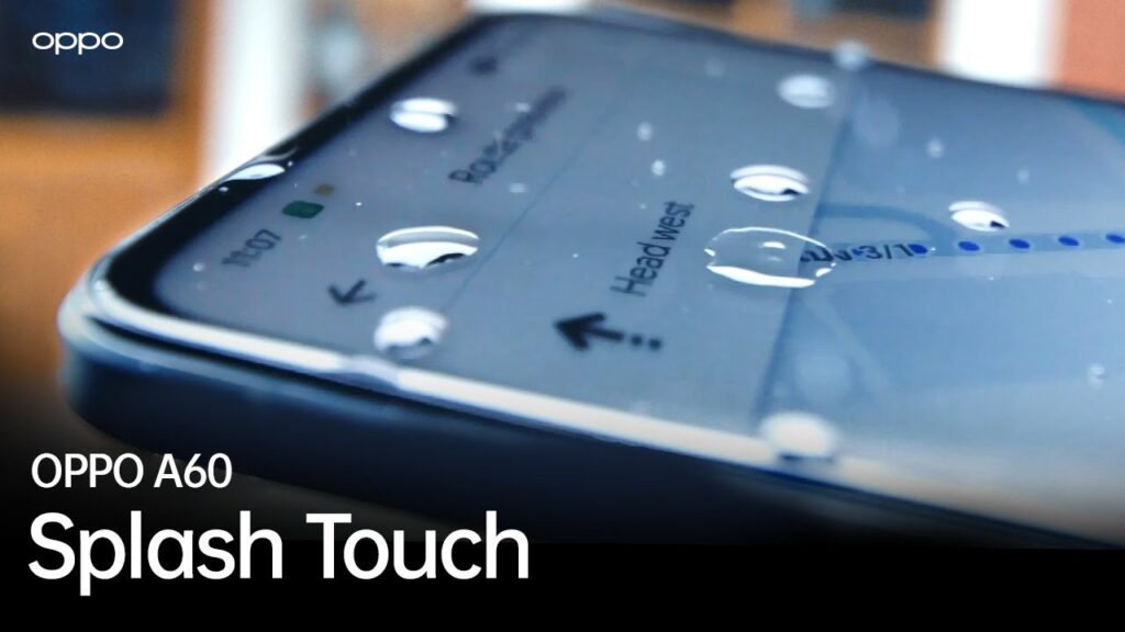 Foto: Layar Oppo A6X Tahan Air