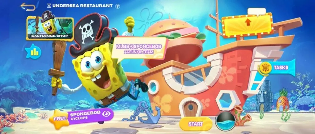 Gambar: Skin Cyclops SpongeBob