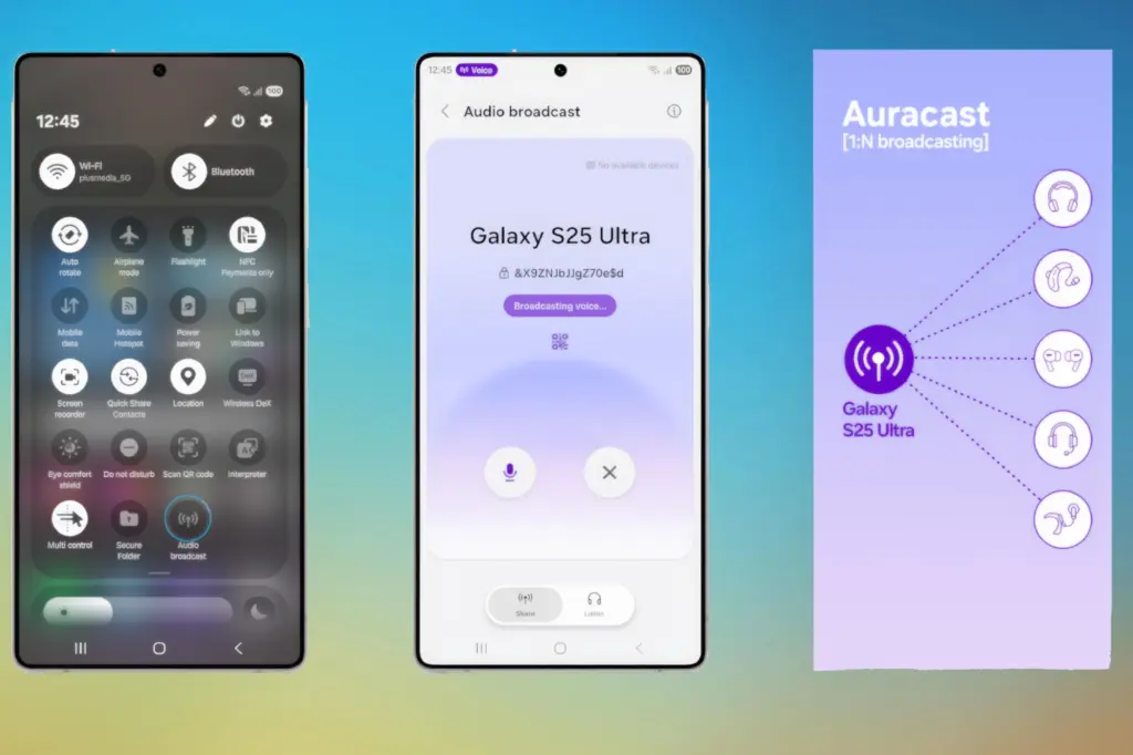 Gambar: Audio Broadcast One UI Samsung