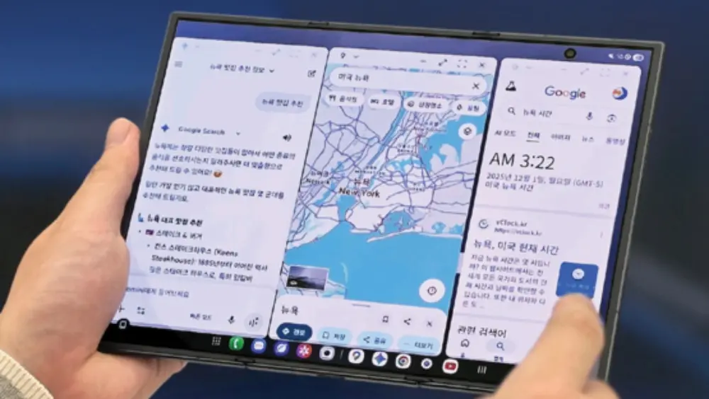 Foto: Galaxy Z TriFold Multitasking